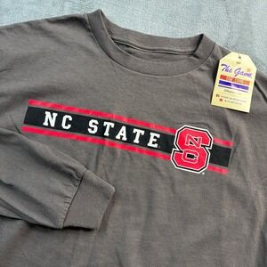 The Game NC State Wolfpack Long Sleeve Tee Shirt Mens XL‎ Charcoal Gray Football